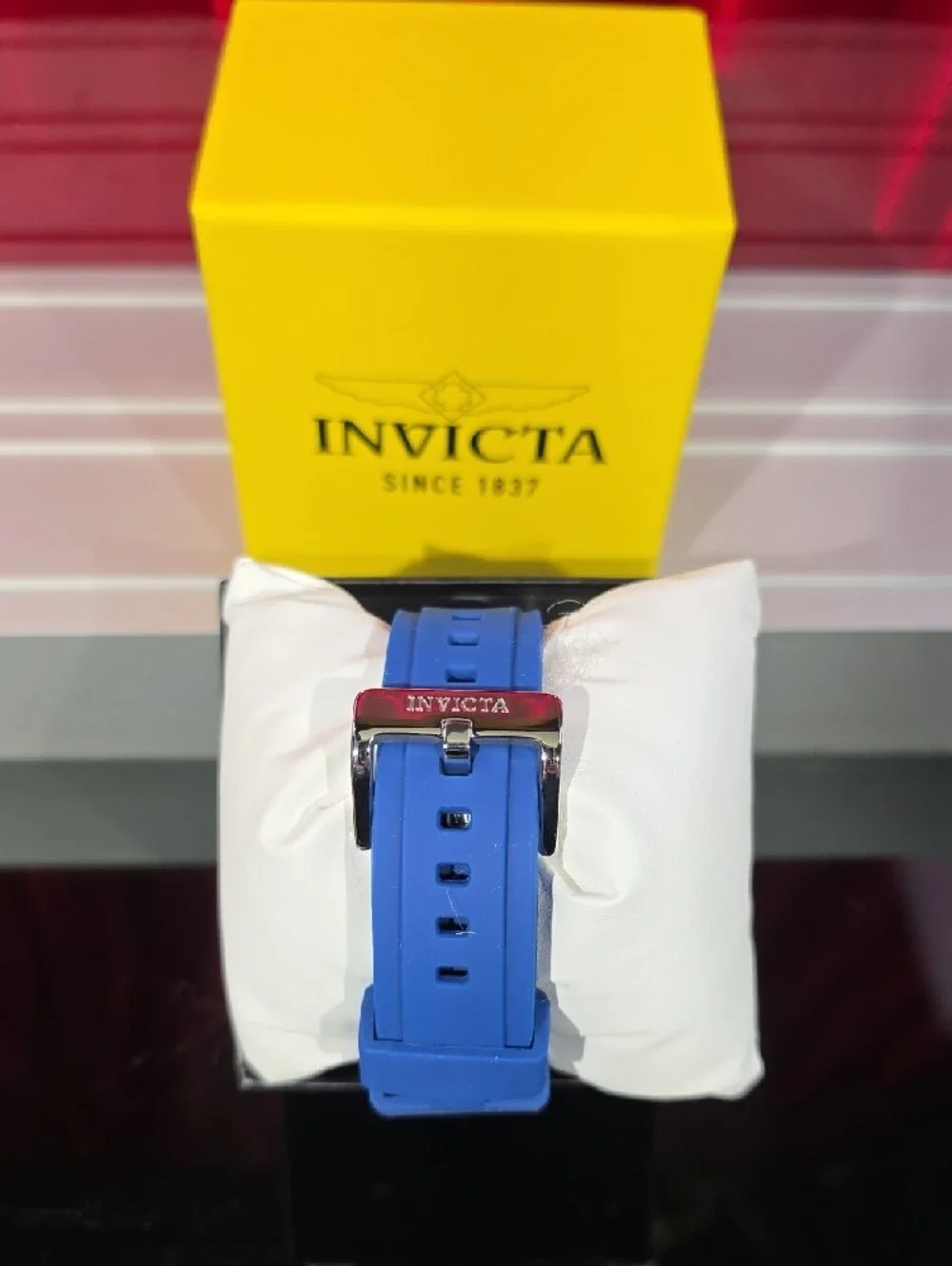 Invicta S1 Rally Kinesia Blue Chronograph 47mm Watch New Box